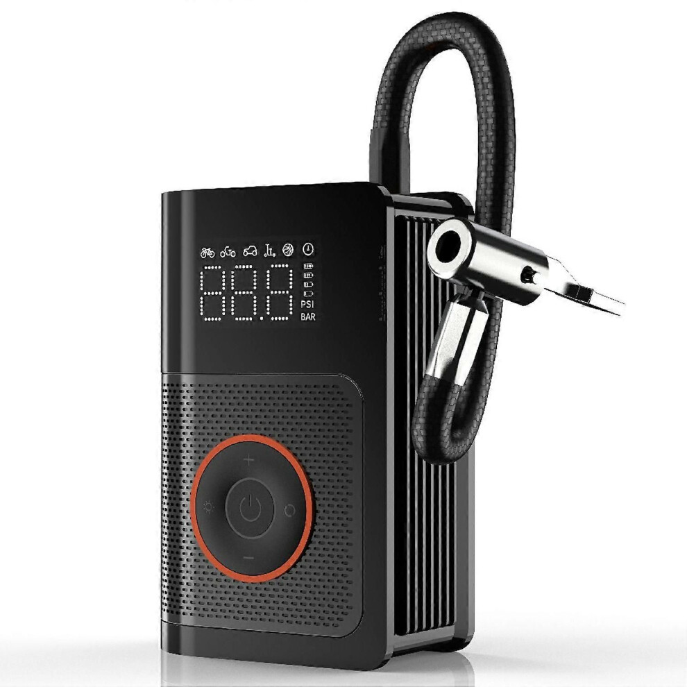 Mini compresseur d'air portable pour voiture, affichage numérique, gonfleur de pneus sans fil, pompe