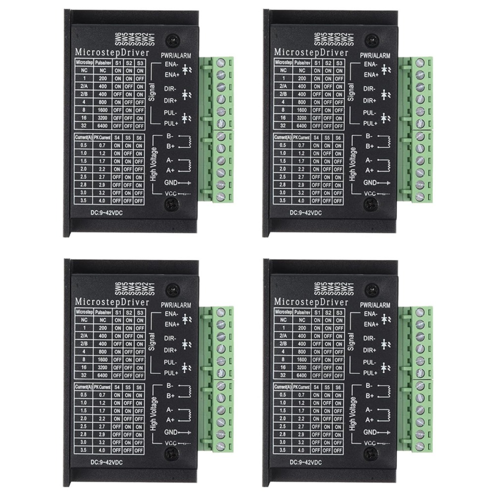 Tb6600 Stepper Motor Drivers, 4Pack 4A Driver Controller Cnc Digital M 4853788292367