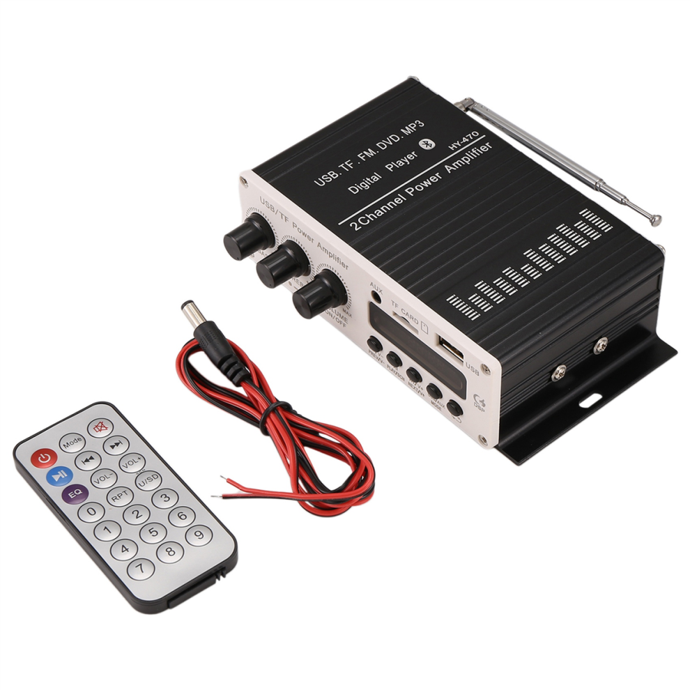12V Digital Audio Power Amplifier Bluetooth 5.0 Hifi Treble And Bass A 4853788289510