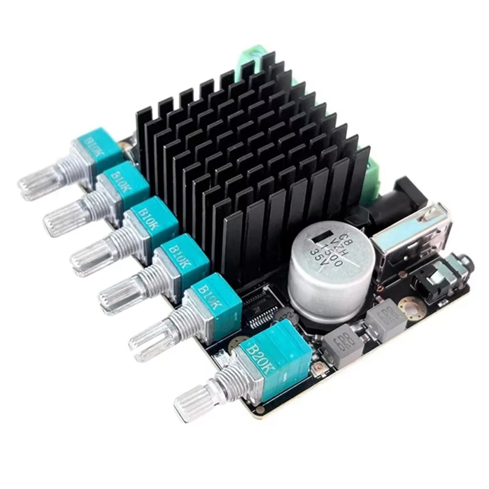 Amplificateur De Puissance Bluetooth 2.1 Tpa3116 2 X 50 W + Caisson Ba 4853788291544