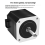 42 Stepper Motor Driver D-Axis DC 1.8 Degrees 2A 2-Phase Hybrid 4-Lead 3