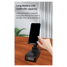 Supporto per telefono cellulare BQ12 Caricabatterie wireless Ricarica rapida Bluetooth