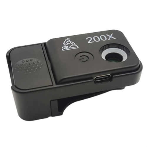 New 200X Magnification Phone Mobile Macro Lens USB Mobilephone Microsc 2