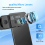200X Phone Microscope Lens,LED/UV Lights & CPL Filter,Universal Clip , 5