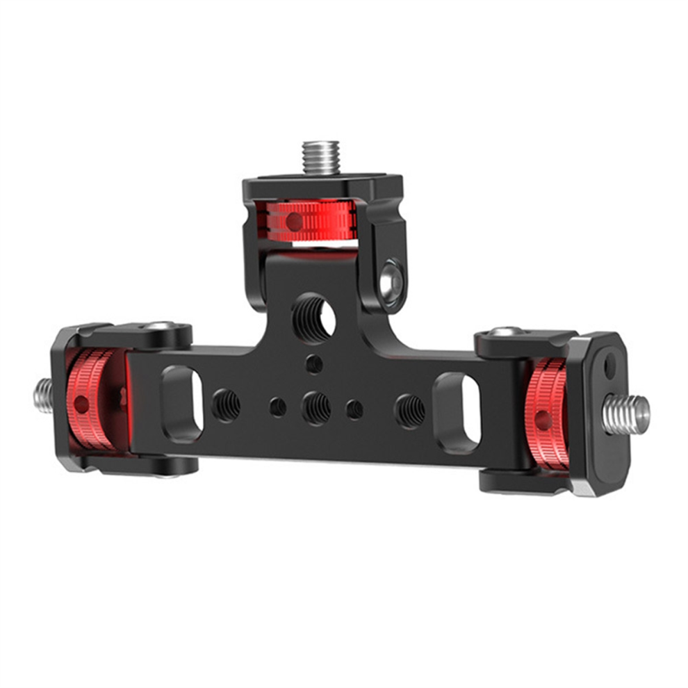 Triple Phone Holder Tripod Mount Adaptor 180-Degree Tilt Head Vlogging 4853788203493