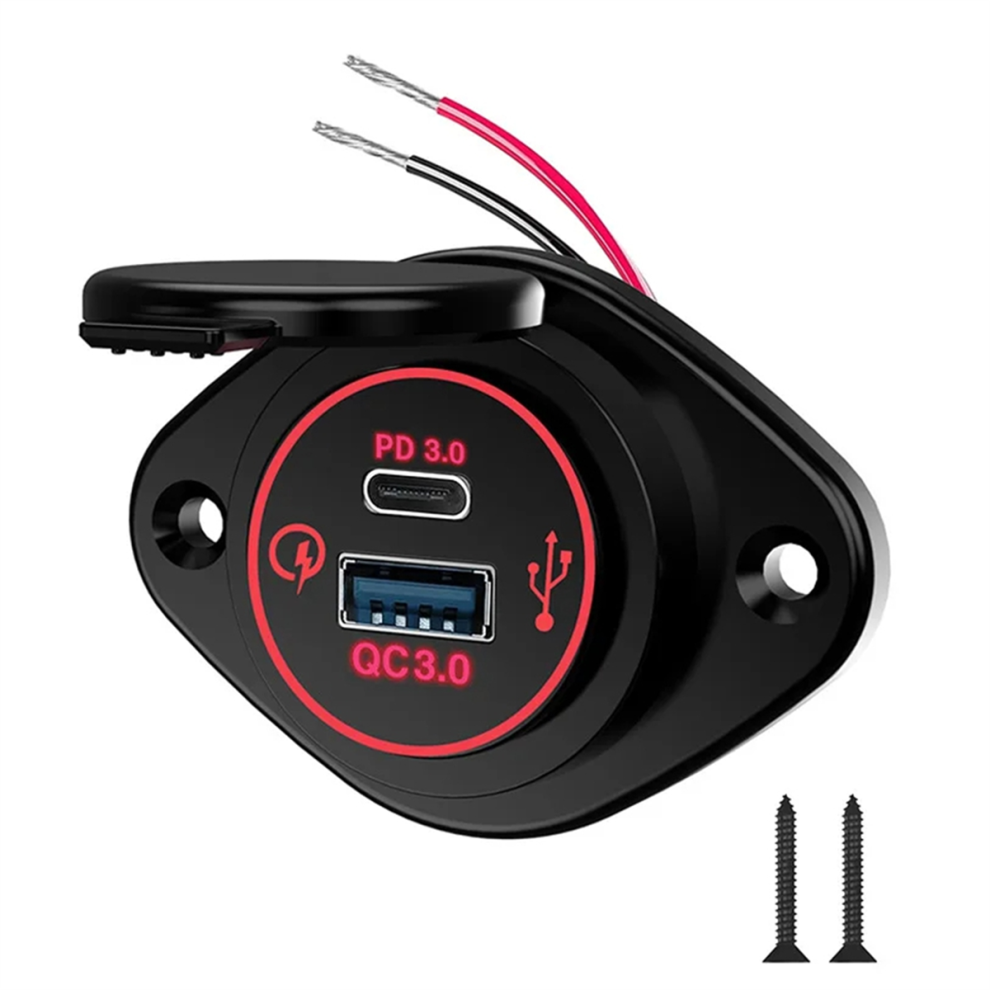 Caricabatterie Per Auto Impermeabile Multifunzionale Modificato Per Fotocamera