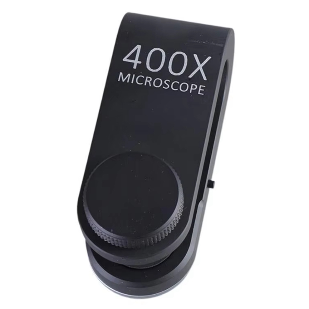 Microscopio E1PC 400X Mini Batteria Integrata Per Fotocamera Smartphone Magni