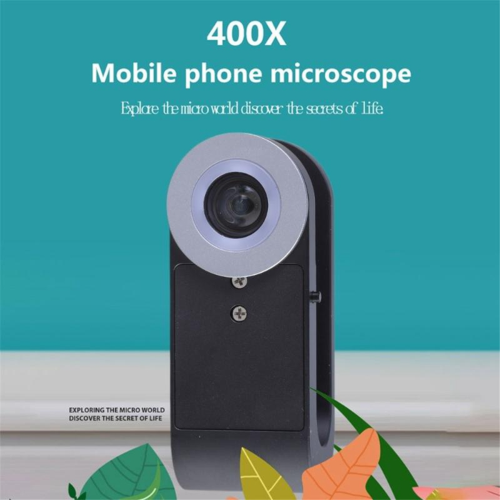 E1PC Microscope 400x Mini Built-in Battery for Smartphone Camera Magni 2