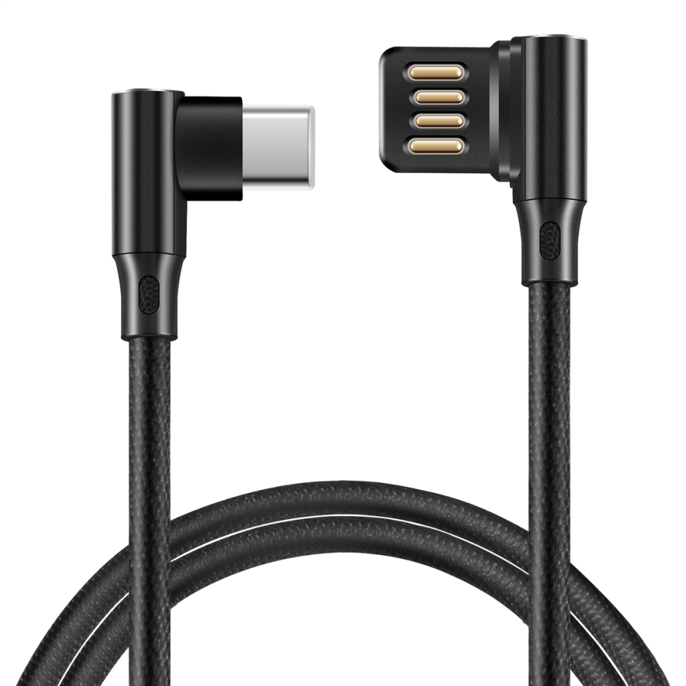 Usb-C 3.1 Type-C To Left Right Angled 90 Degree Usb 2.0 Data Cable Wit 4853788204087