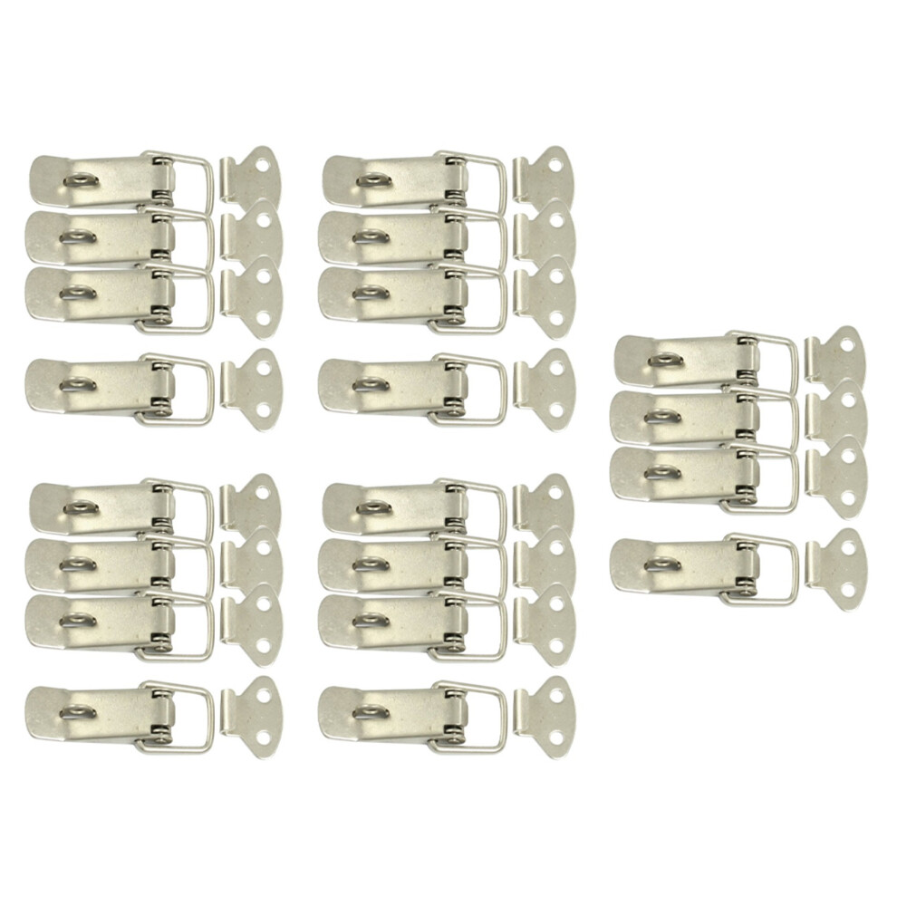 20 Pcs Hardware Cabinet Boxes Spring Loaded Latch Catch Toggle Hasp 4853788206807