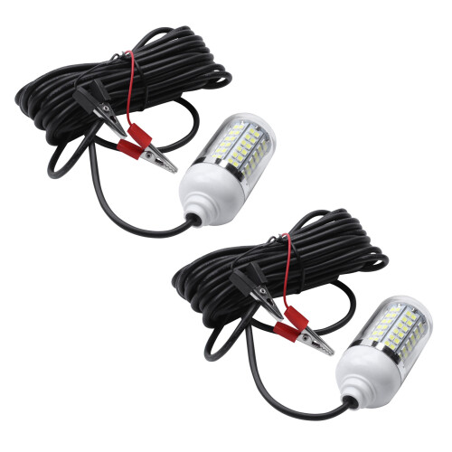 2x 12V 15W Φακός ψαρέματος 108 τεμάχια 2835 LED Υποβρύχια δολώματα ψαρέματος 1