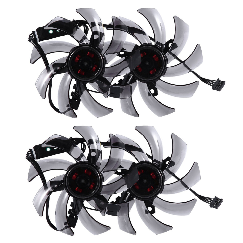 2X 87Mm Fdc10h12s9-C Video Card Cooling Fan Replace Cooler For Palit G 4853788208887