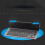 (Silver) Portable Keyboard Wireless Mini Keyboard 4