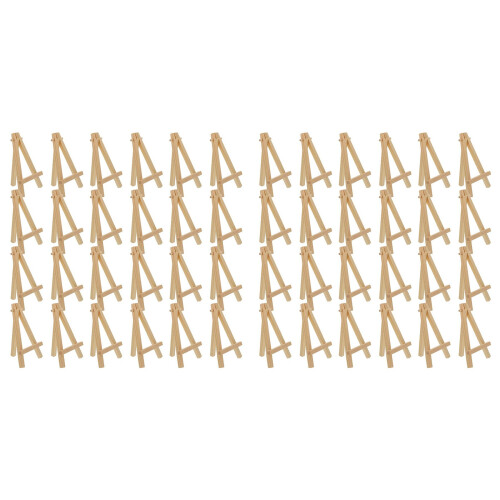 48 mini présentoirs en bois de 12,7 cm, chevalets, dessus de table, adaptés à 1