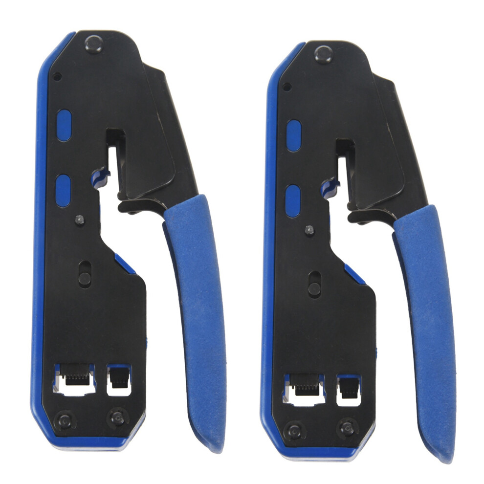 2X Rj45 Tool Network Crimper Cable Stripping Plier Stripper For Cat6 C 4853788205282