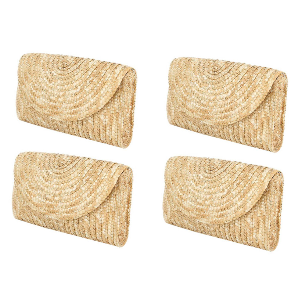 4X Borse Per Donna Borse Da Spiaggia Estive, Portafoglio Busta Da Sposa Colore