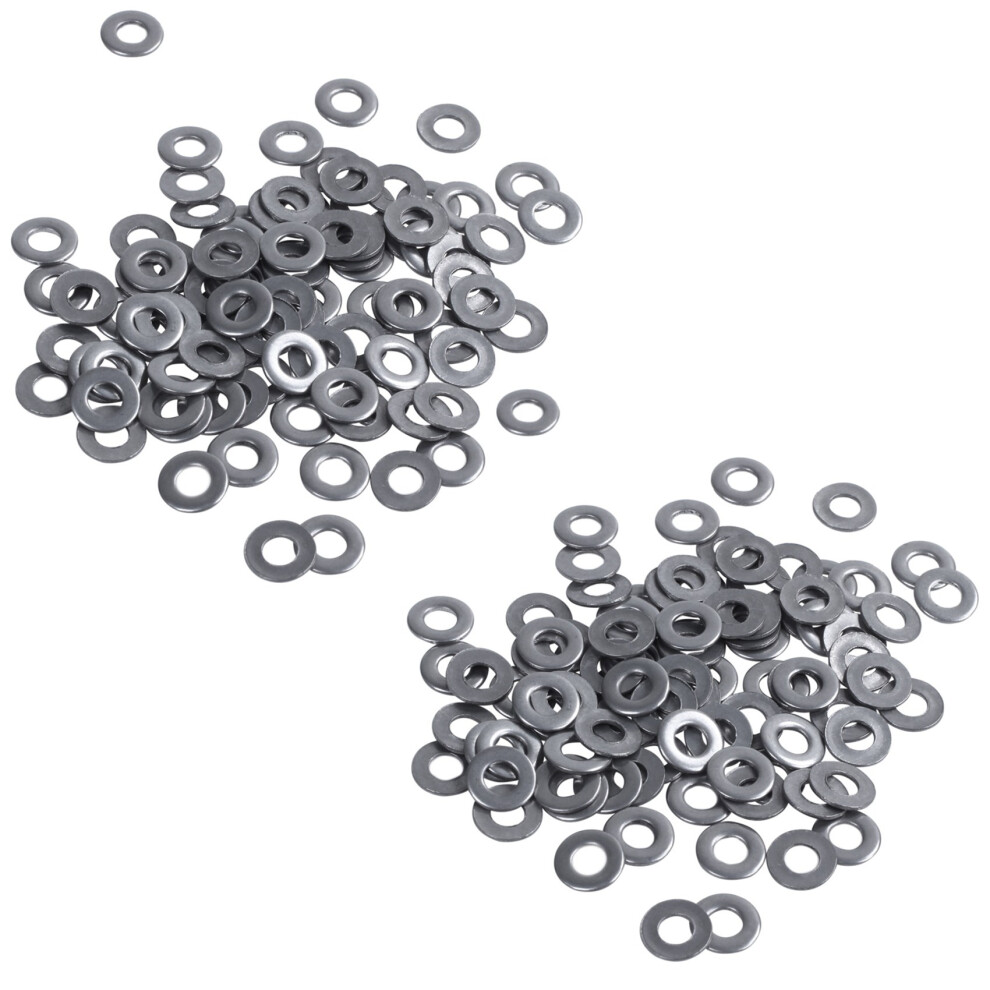 200Pcs M3 3 Mm Metric 304 Stainless Steel Flat Washer 4854049537708