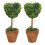 2X Πλαστική μπάλα γρασιδιού κήπου Topiary Tree Pot Αποξηραμένο φυτό για γάμο 2