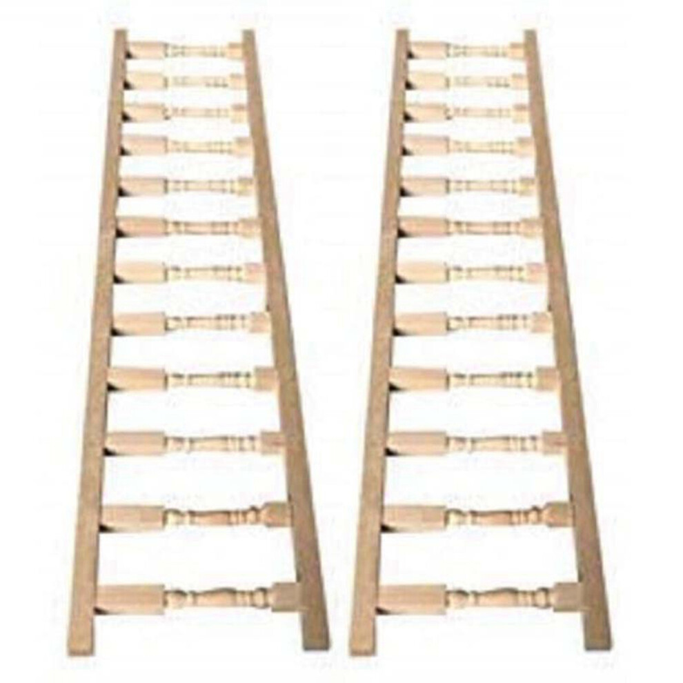 2X 1:12 Mobili In Miniatura Per Casa Delle Bambole Recinzione Ringhiera Casa Mini Decora