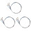 Σετ 3 χορδών βιολιού EADG Core Steel+Nickel Wound Exquisite Strips 1
