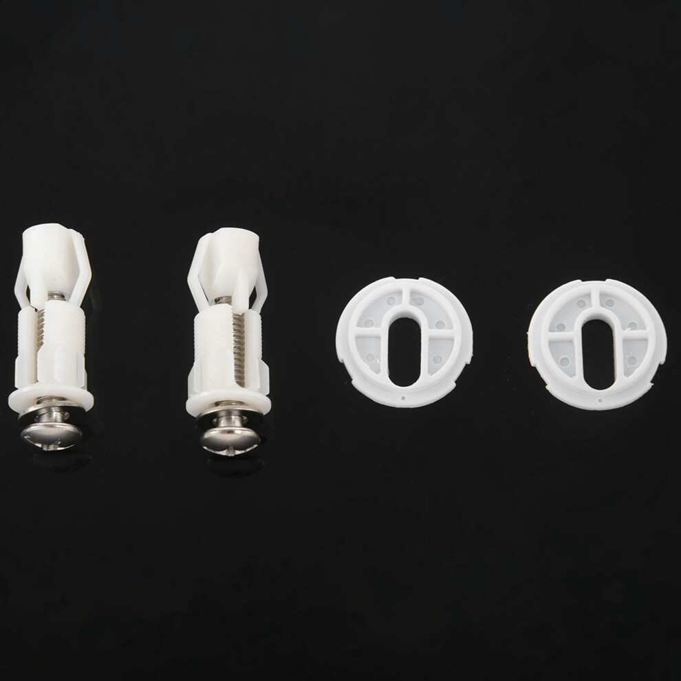 Kit De Fixation Pour Abattant WC - Vis, écrous Et Chevilles Pour Siège De Toilette, Facile à Installer