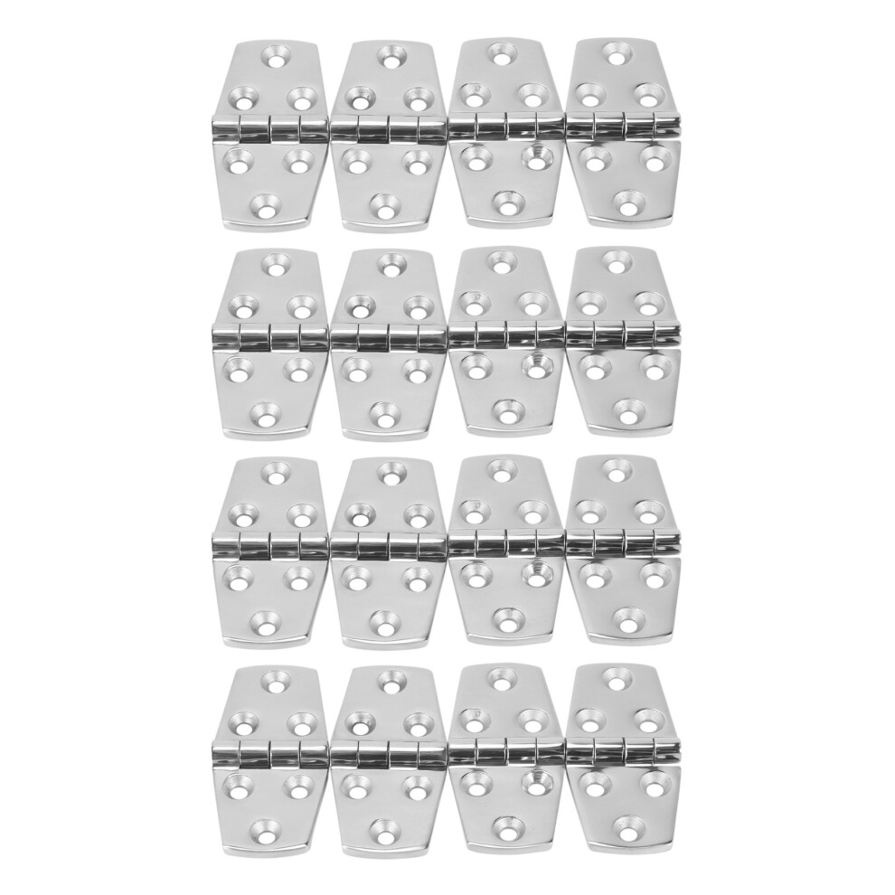 Marine 16 Pieces Stainless Steel Strap Hinge Door For Boat Yacht 76 X 4854049540258
