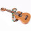 2X Ρυθμιζόμενο μαλακό πολυεστέρα κιθάρας ukulele ακουστικό μπάσο ώμου 5
