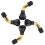 8Pcs Tyre Valves Stem Right Angle Snap-in Rubber 90 Degree Brass for E 4