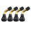 8Pcs Tyre Valves Stem Right Angle Snap-in Rubber 90 Degree Brass for E 3