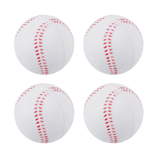 Bola de beisebol esportiva 4X com impacto reduzido de 10 polegadas para adultos e jovens para jogo