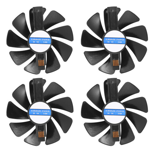 4X 95mm CF1015H12D DC12V Ψύκτης Κάρτας Γραφικών Ανεμιστήρας Αντικατάστασης για SAP 1