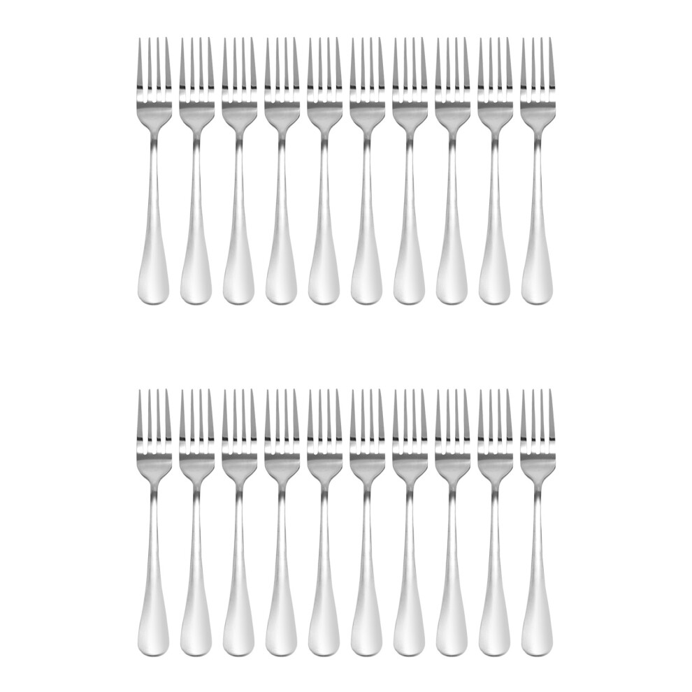 Typecat 20 Pcs Fork Table Stainless Steel Steak Forks Cutlery Dinner Table, Fr