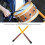 Retractable Nylon Drum Brush with Comfortable Handle for Practice & Performance 6