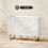 Homcom HOMCOM Sideboard Storage Cupboard with Metal Legs for Living Room, White 3