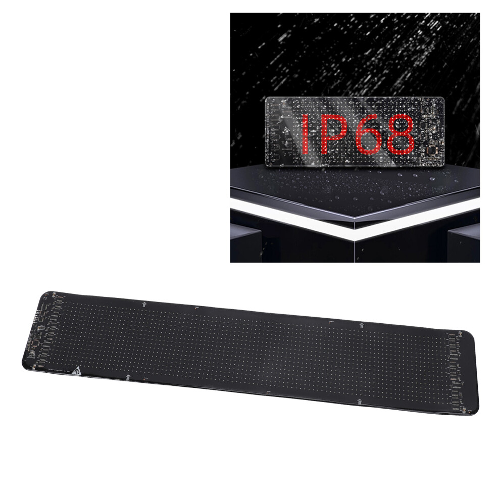 Flexible Led Display Panel 23.6X4.7in Bluetooth Control For Cars & Trucks 4211330711504