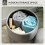 Homcom (Grey) HOMCOM Round Pouffe Storage Footstool with Hidden Space 4