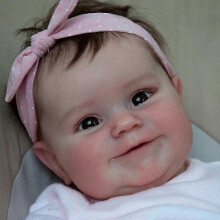 Rebirth doll 50cm reborn baby doll born girl baby lifelike real soft touch maddie with hand-rooted hair high quality handmade art doll cute gift