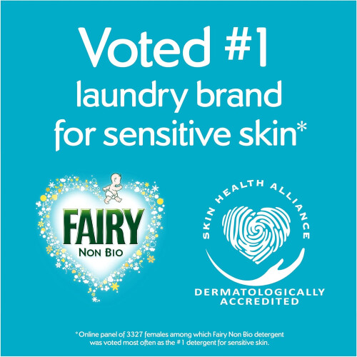 Fairy Fairy Non Bio Pods Laundry Capsules 120 Washes Extra Stain Removal 1