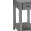 Acme Benzara Side Table, Gray 4