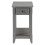 Acme Benzara Side Table, Gray 2