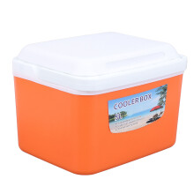 Caja enfriadora portátil de 5 L naranja 20,5 x 27 x 19,5 cm