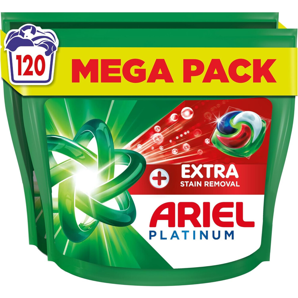 Ariel Platinum Pods Laundry Detergent Capsules 120 Washes