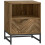 Homcom HOMCOM Bedside Table, Sofa Side Table with Drawer for Bedroom, Brown 9