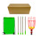 (1 set) Portable adjustable telescopic pole fruit picker - 1.6 meters 1