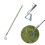 (1 set) New weeding rake weeding artifact - 4 sections assembly 1.7 meters 9