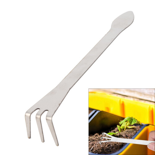 (a) three-pronged stainless steel bonsai tool 1