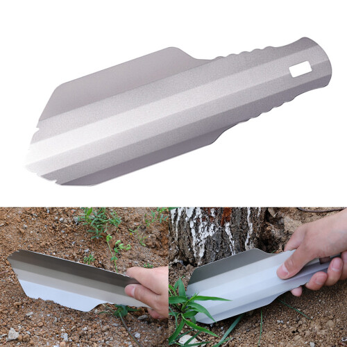 (a) pure titanium multifunctional hand shovel 1
