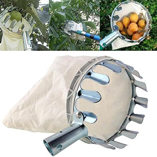 (2) Metal Fruit Pickers High-Altitude Fruit Pickers 16CM 1