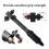 (1) 2-in-1 Drill Chuck Key Wrench - Vertical Stripes 2