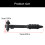 (1) 2-in-1 Drill Chuck Key Wrench - Vertical Stripes 6